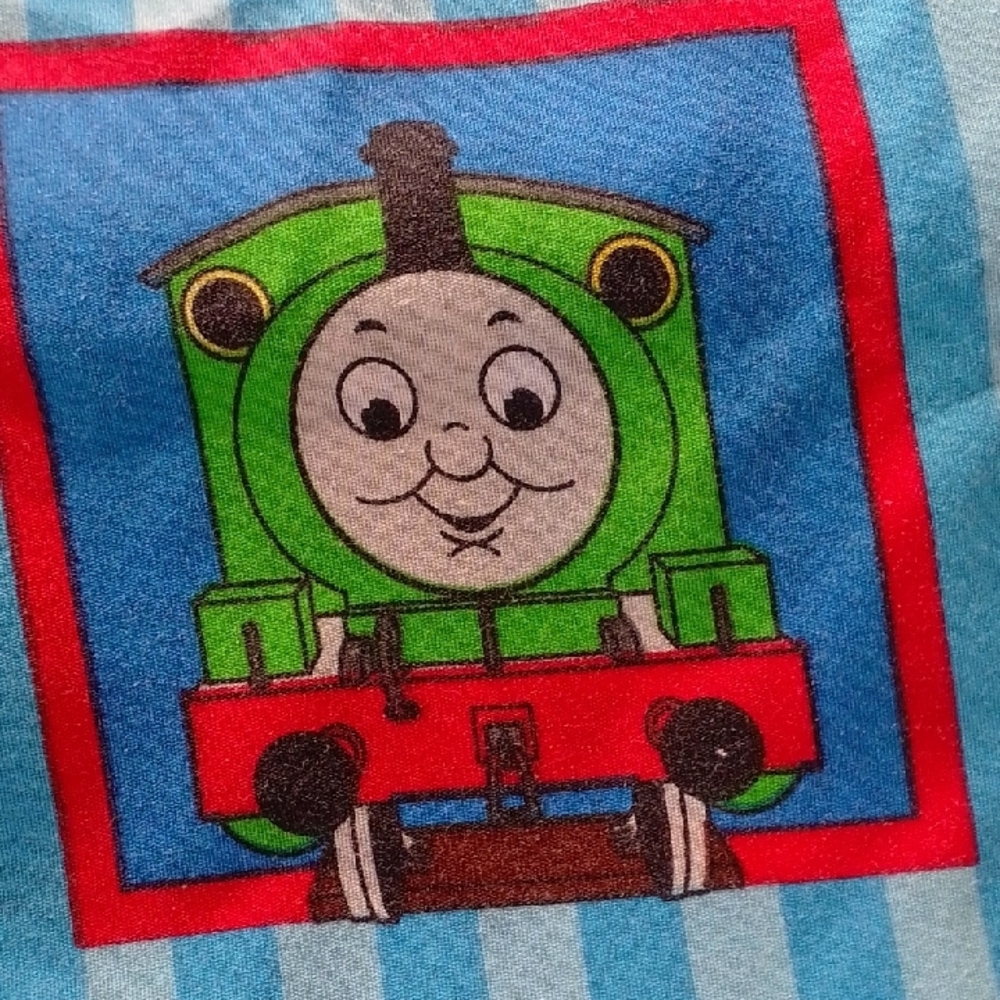 Vintage 1990s Thomas the Train & Friends Twin Bed Sheet 63” x 96” - Picture 5 of 10